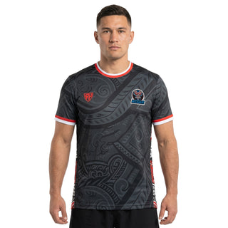 Taiaha Fighting Maoris Mens Training Tech T-Shirt
