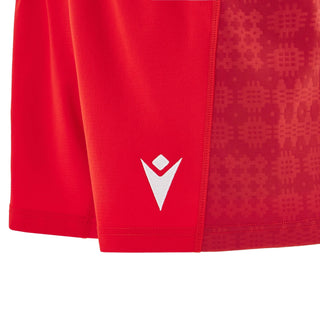 Macron Wales WRU 2025/26 Mens Home Rugby Shorts