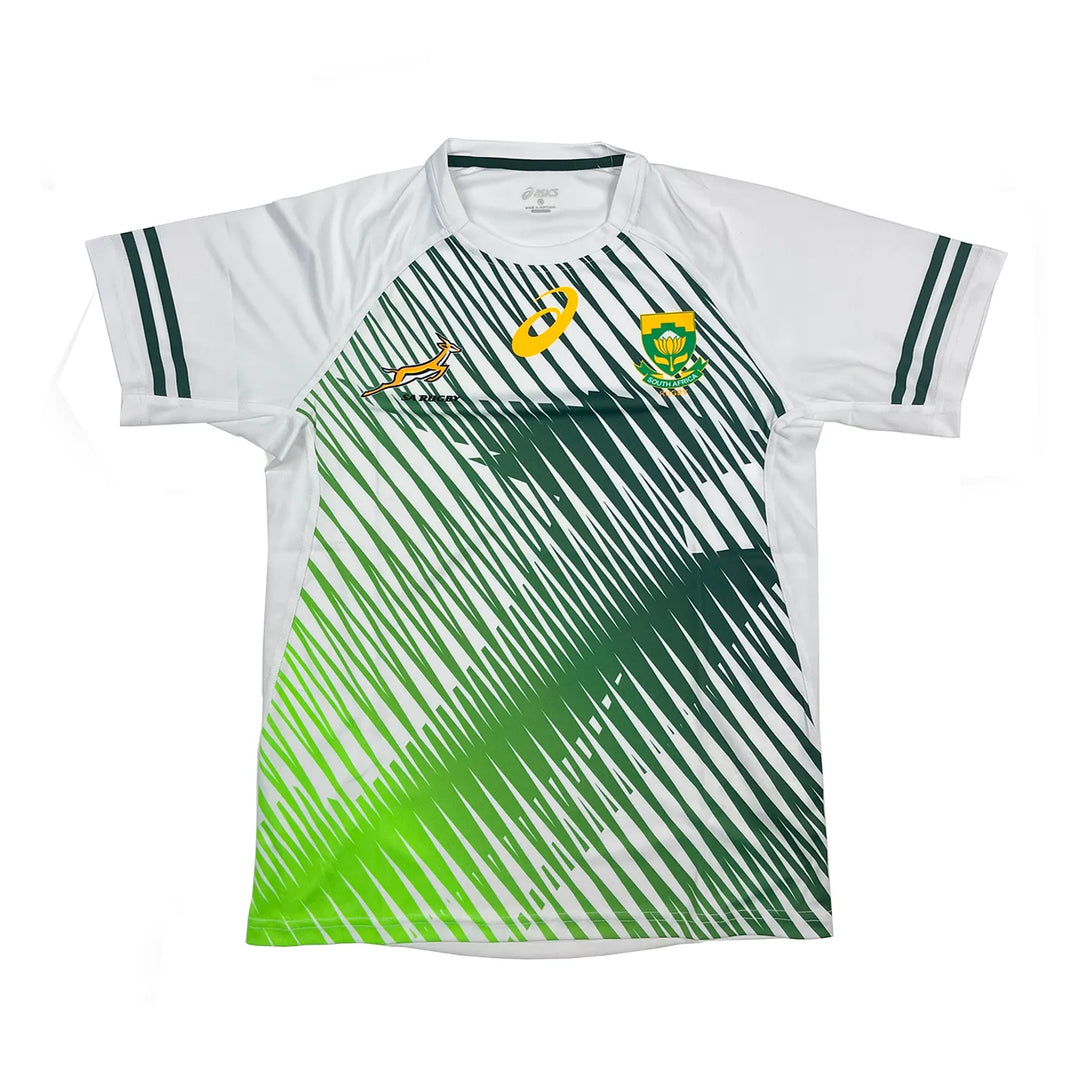 ASICS South Africa Springboks Sevens Mens Away Rugby Shirt White