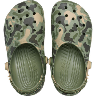 Crocs Classic Strap-Back Camo Kids Clogs