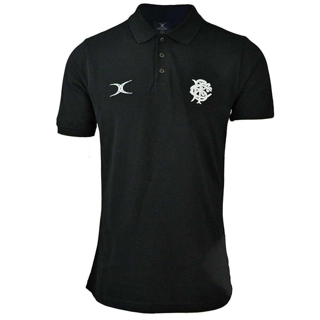 Rugby Heaven Gilbert Barbarians Classic Polo Black - www.rugby-heaven.co.uk