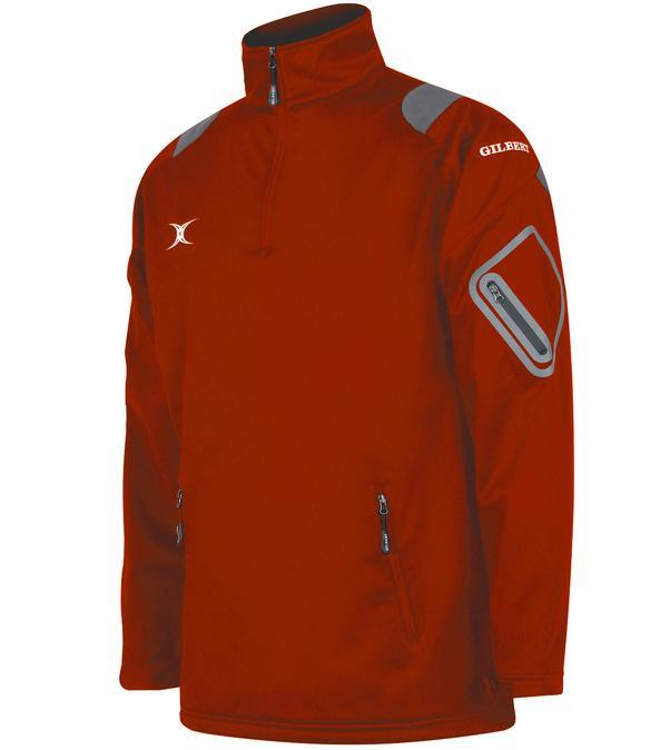Rugby Heaven Gilbert Shell Jacket Adults Red - www.rugby-heaven.co.uk