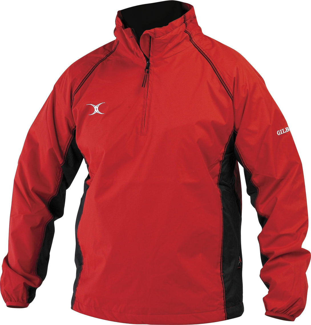 Rugby Heaven Gilbert Storm Jacket Adults - Red - www.rugby-heaven.co.uk