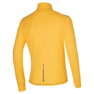 Mizuno Mens Hybrid LS Half Zip Racing Yellow/Black J2GC255298