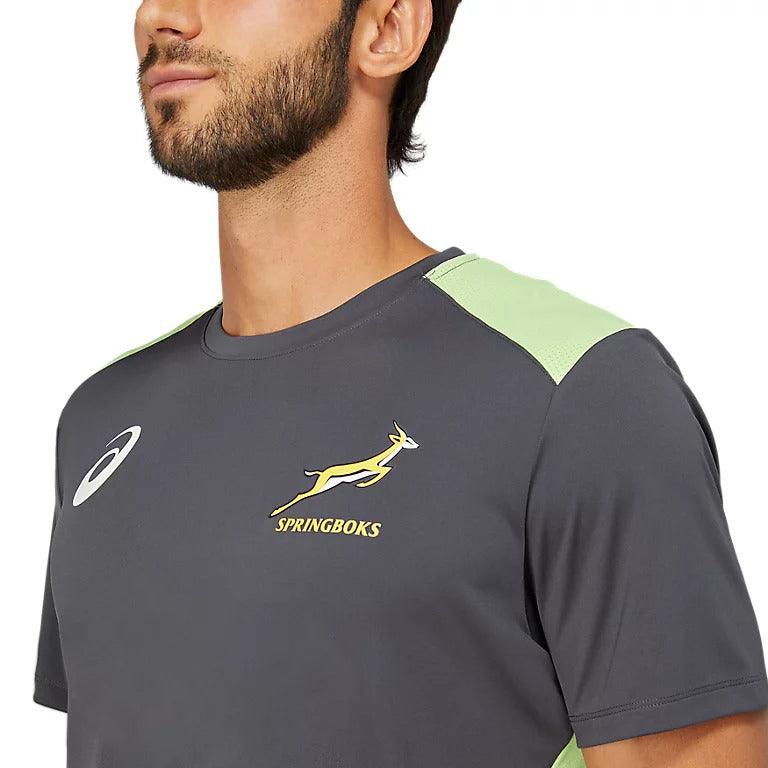 Rugby Heaven Asics South Africa Springboks Mens Training T-Shirt - www.rugby-heaven.co.uk
