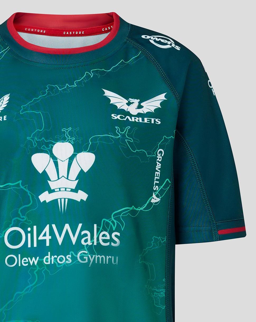 Rugby Heaven Castore Scarlets Kids Away Rugby Shirt - www.rugby-heaven.co.uk