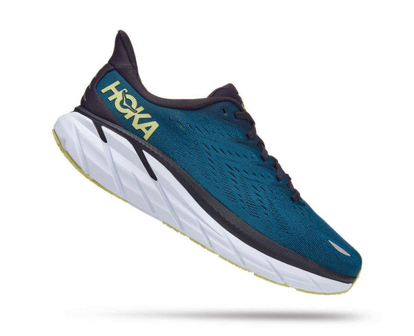 Rugby Heaven Hoka Mens Clifton 8 WIDE Running Shoes - www.rugby-heaven.co.uk