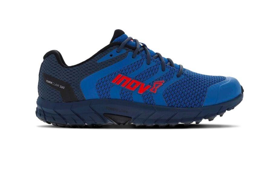 Rugby Heaven Inov8 Parkclaw 260 Knit (M) Shoe Blue Red - www.rugby-heaven.co.uk