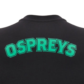 Macron Ospreys Rugby 2024/25 Adults Cotton T-Shirt