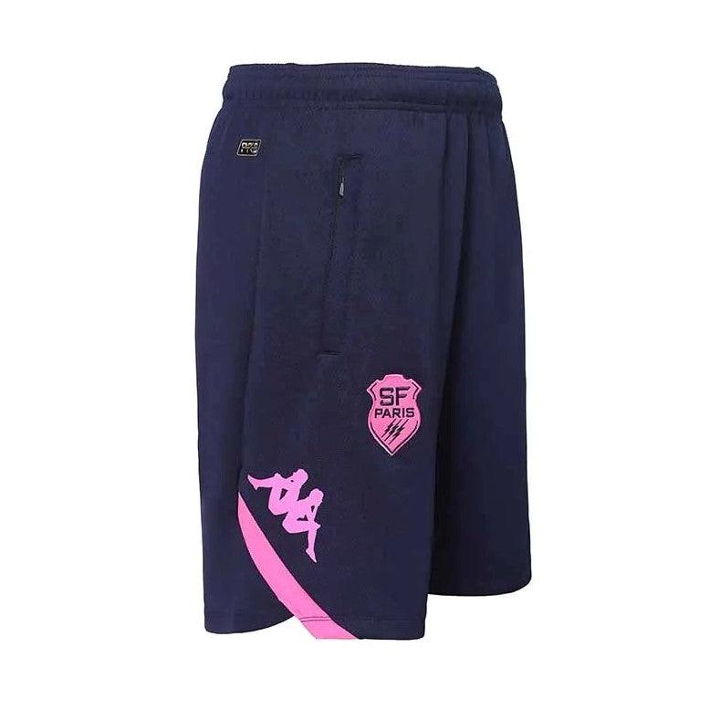 Rugby Heaven Kappa Stade Francais Mens Training Shorts - www.rugby-heaven.co.uk