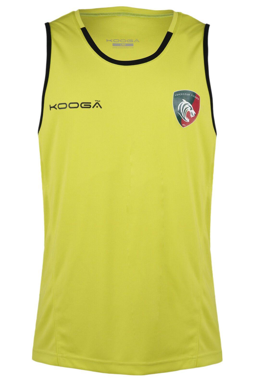 Rugby Heaven Kooga Leicester Tigers Gym Vest Adults - www.rugby-heaven.co.uk