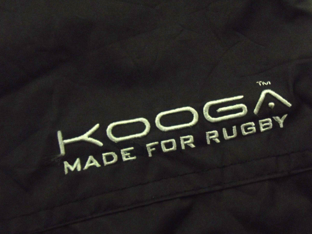 Rugby Heaven Kooga Mens Black/Silver Rain Jacket - www.rugby-heaven.co.uk