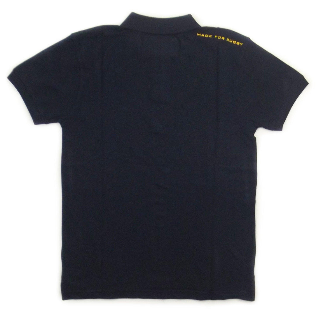Rugby Heaven Kooga Mens Navy/Yellow Pique Polo - www.rugby-heaven.co.uk