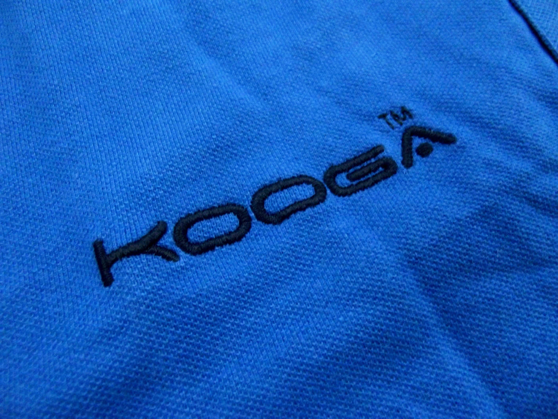 Rugby Heaven Kooga Mens Reflex Blue/Black Pique Polo - www.rugby-heaven.co.uk