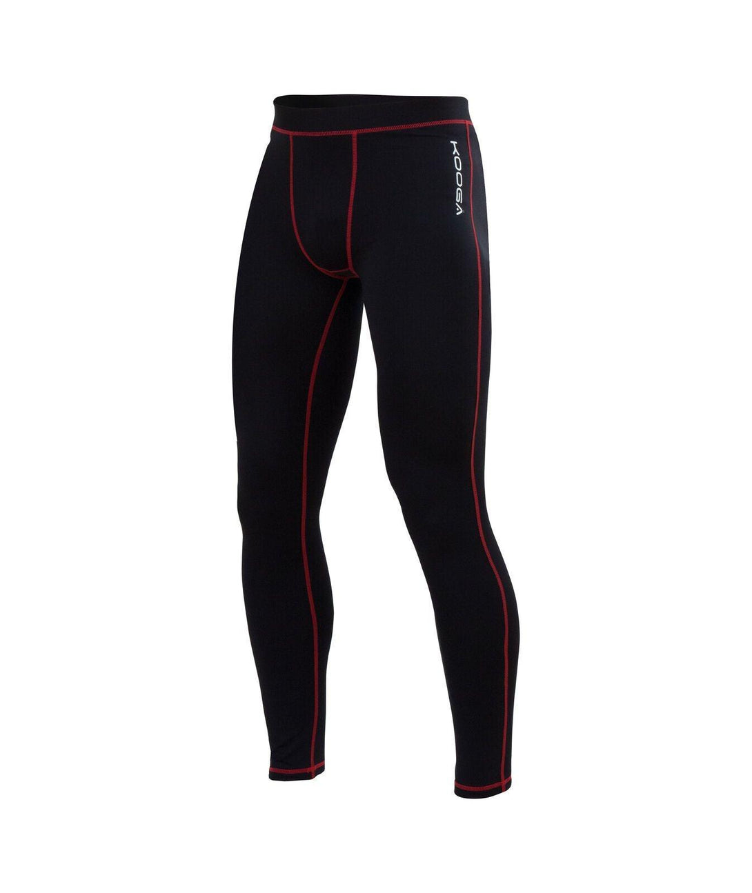 Rugby Heaven Kooga Power Pant Pro Adults Black/Red Baselayer Pants Ss15 - www.rugby-heaven.co.uk