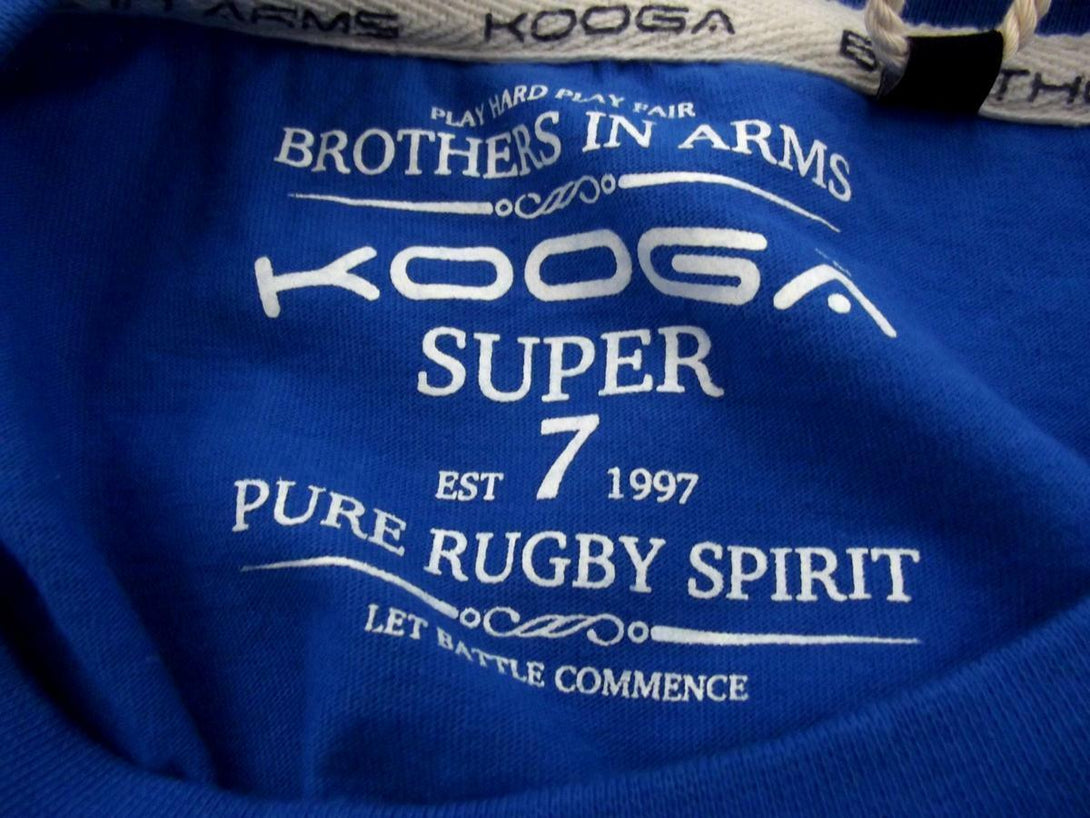 Rugby Heaven Kooga "Premium" Adults Mid Blue T-Shirt - www.rugby-heaven.co.uk