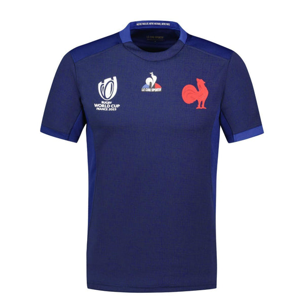 Rugby Heaven Le Coq Sportif France Mens Supporters Rugby World Cup 2023 Home Rugby Shirt - www.rugby-heaven.co.uk