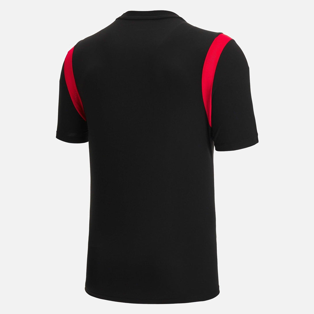 Rugby Heaven Macron Cardiff Rugby Mens Warm Up Poly Dry T-Shirt - www.rugby-heaven.co.uk