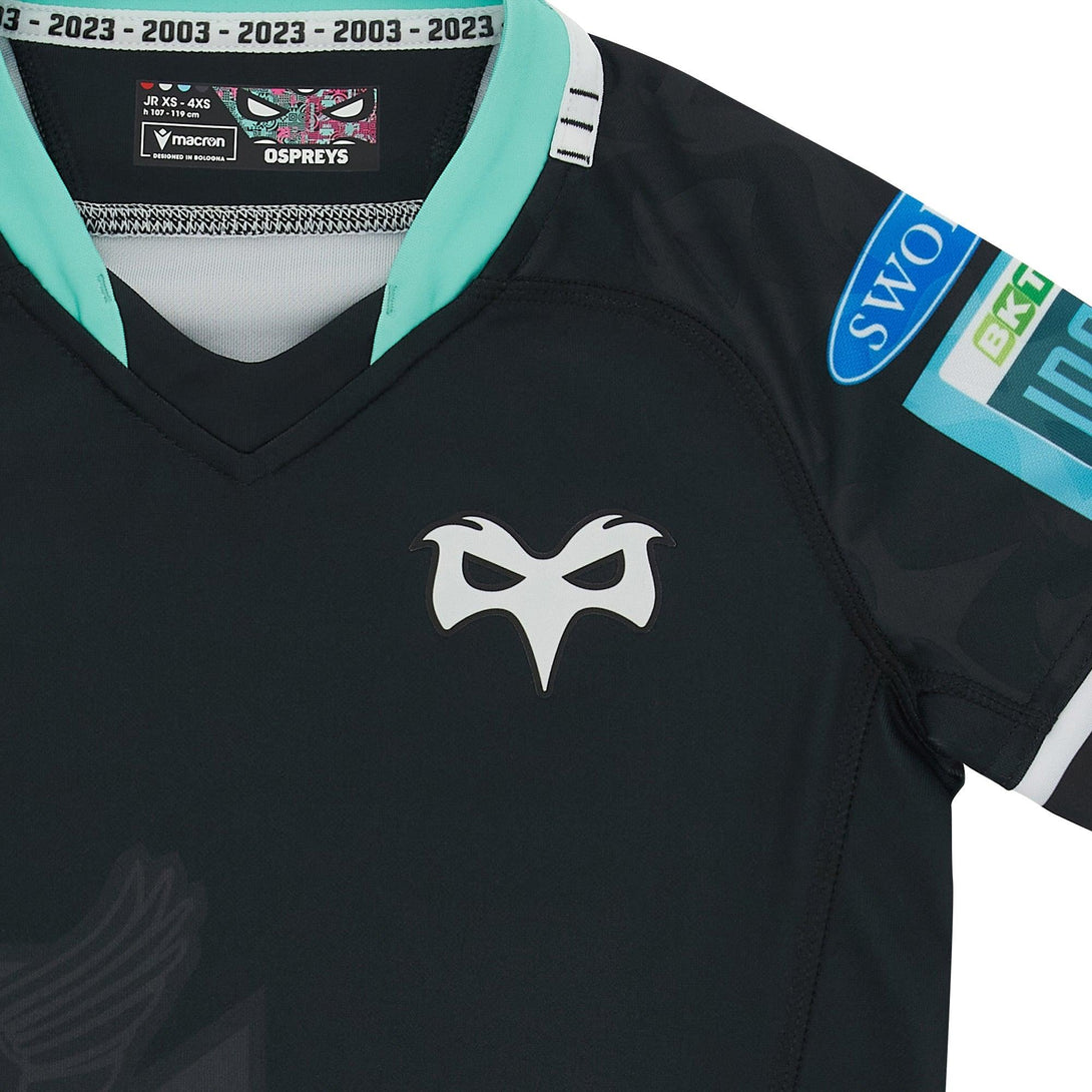 Rugby Heaven Macron Ospreys 23/24 Infant Home Rugby Shirt - www.rugby-heaven.co.uk