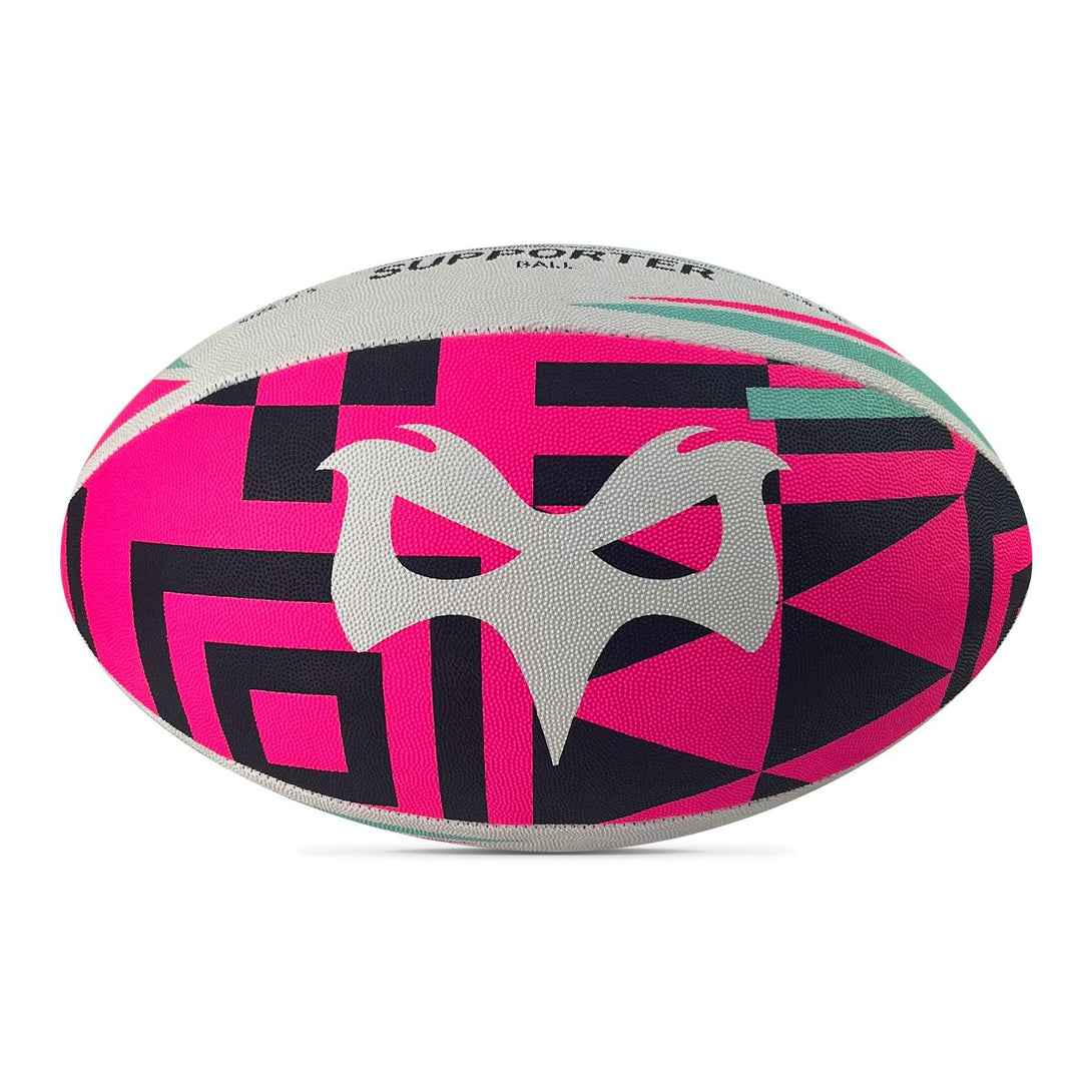 Rugby Heaven Macron Ospreys 23/24 Supporters Rugby Ball - www.rugby-heaven.co.uk