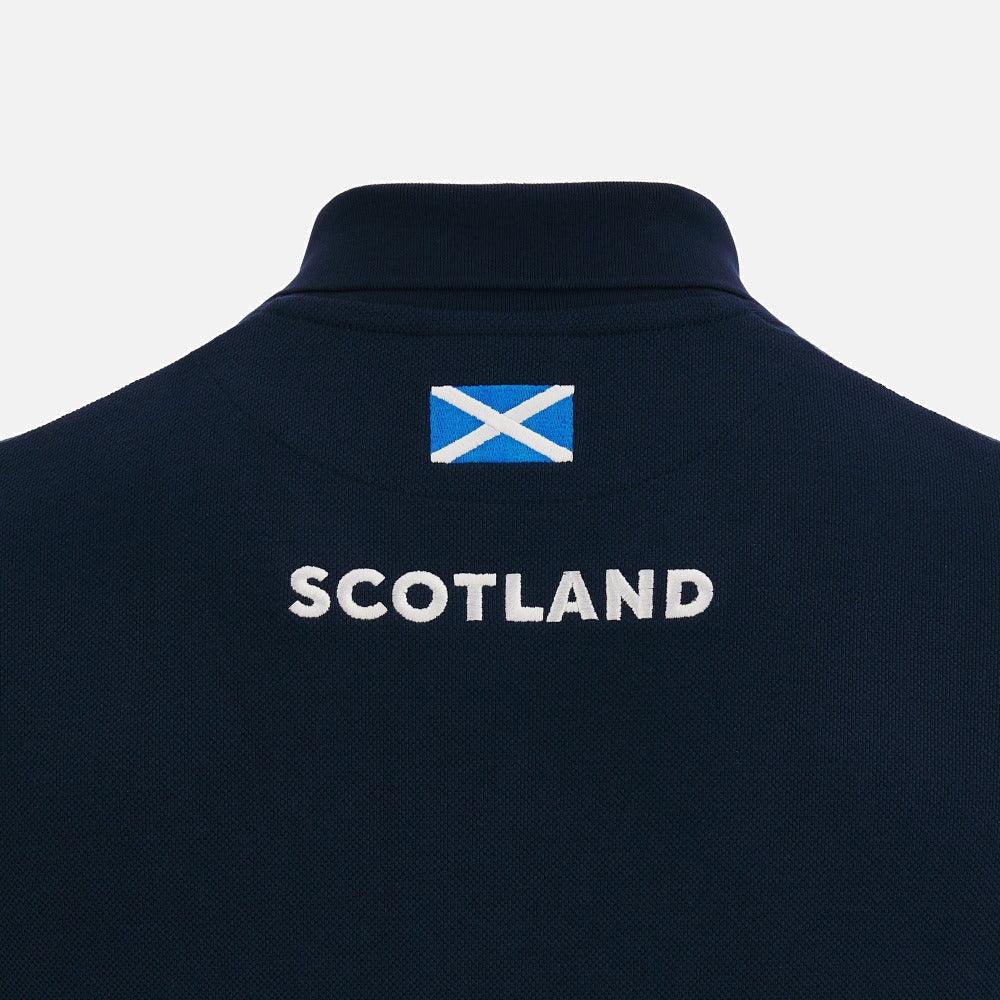 Rugby Heaven Macron Scotland Mens Cottonpoly Player Polo - www.rugby-heaven.co.uk