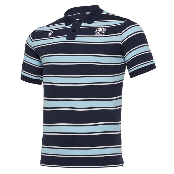 Rugby Heaven Macron Scotland Mens Leisure Polycotton Polo - www.rugby-heaven.co.uk