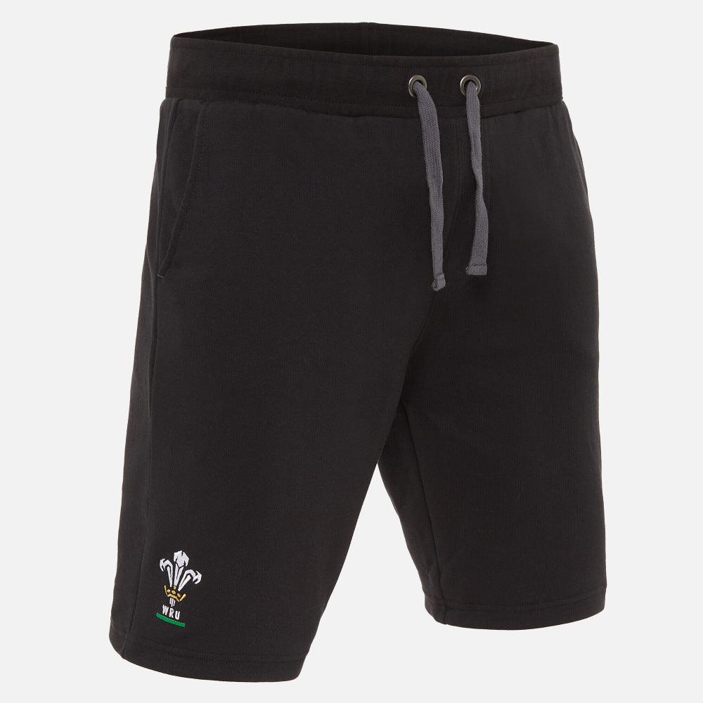 Rugby Heaven Macron Wales Adults Cotton Bermuda Travel Shorts - www.rugby-heaven.co.uk