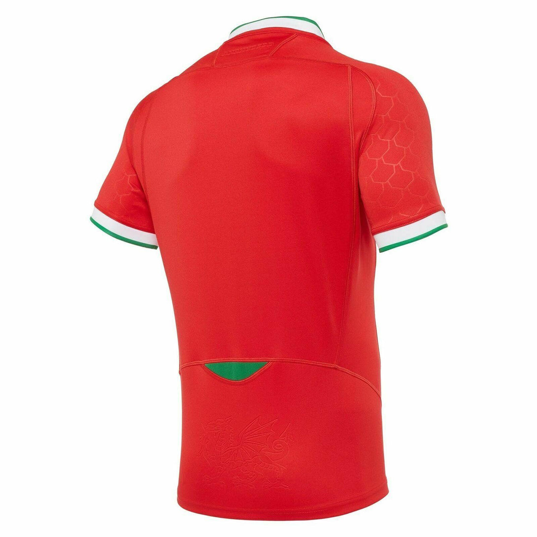 Rugby Heaven Macron Wales Home Rugby Shirt Adults - www.rugby-heaven.co.uk