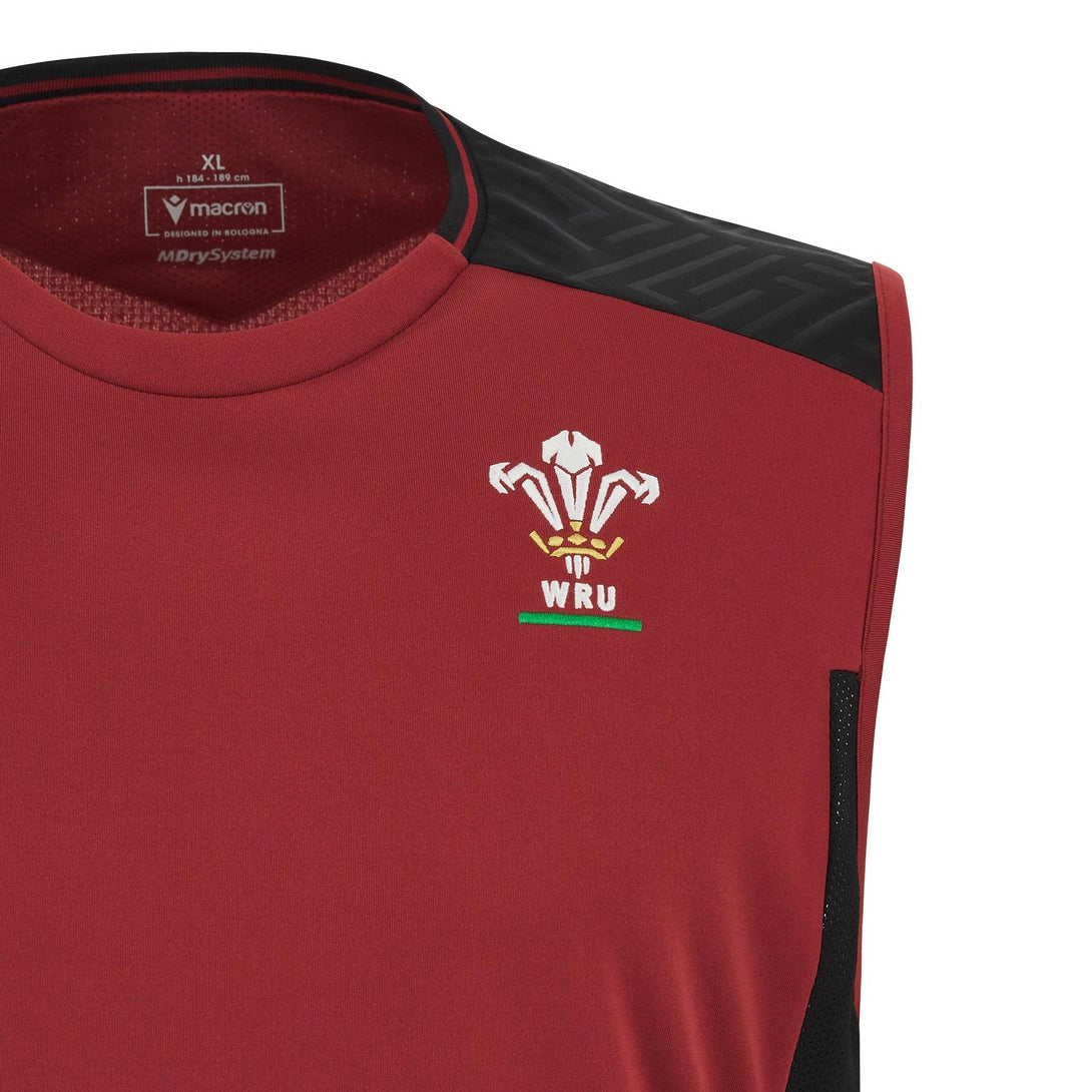Macron Wales Rugby WRU 2024 Mens Training Vest