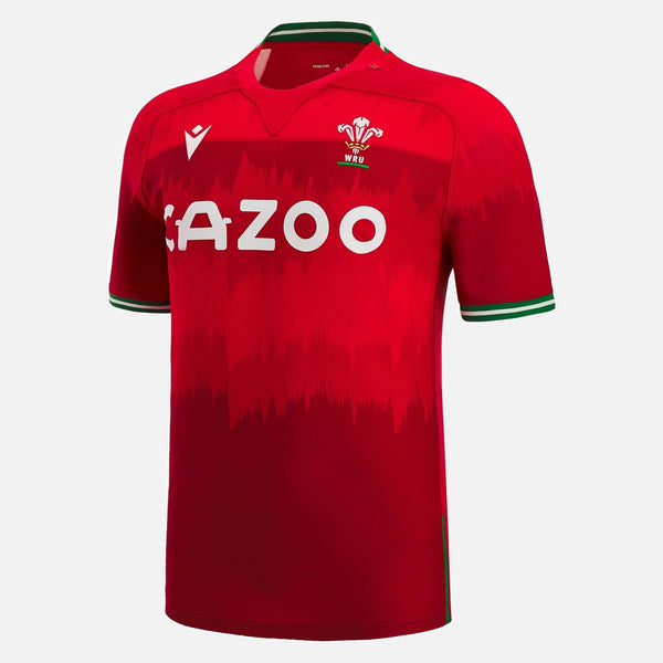 Rugby Heaven Macron Wales WRU 22/23 Home Pathway Technical Slim Fit Rugby Jersey - www.rugby-heaven.co.uk