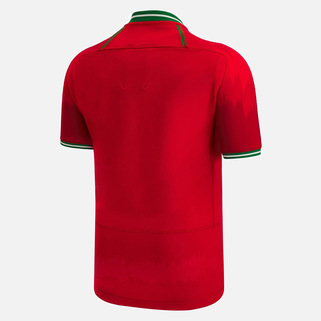 Rugby Heaven Macron Wales WRU 22/23 Home Pathway Technical Slim Fit Rugby Jersey - www.rugby-heaven.co.uk