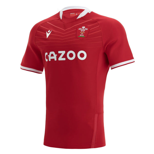 Rugby Heaven Macron Wales WRU Mens Pro-Fit Home Rugby Shirt - www.rugby-heaven.co.uk