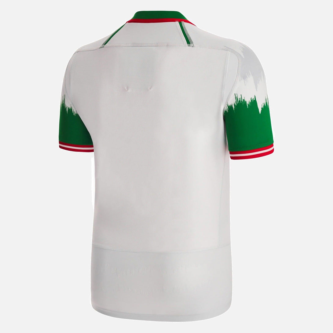 Rugby Heaven Macron Wales WRU Mens Rugby World Cup Sevens Slim Fit Rugby Shirt - www.rugby-heaven.co.uk