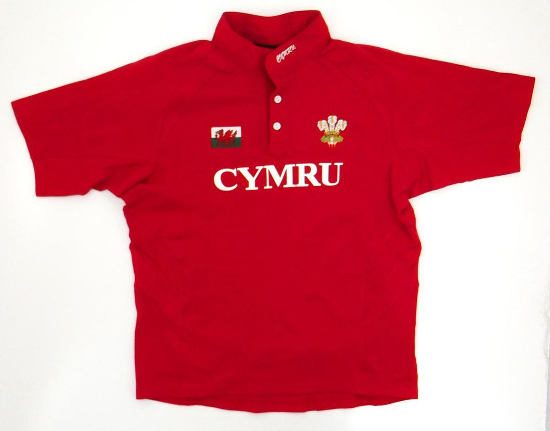 Rugby Heaven Manav Cymru Adults Red KiT-Shirt - www.rugby-heaven.co.uk