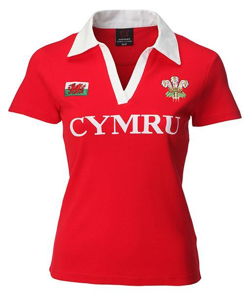 Rugby Heaven Manav Ladies S/S Rugby Shirt Red - www.rugby-heaven.co.uk