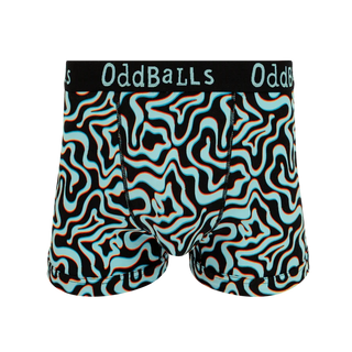 Oddballs Neon Lava Mens Cotton Boxer Shorts