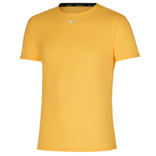 Mizuno Mens DRYAEROFLOW Gym T-shirt - Racing Yellow