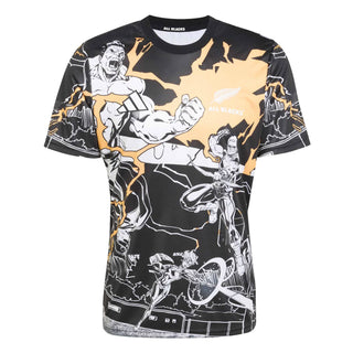 adidas All Blacks Mens Marvel Captains Run Rugby Shirt