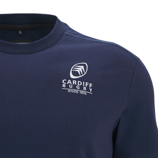 Macron Cardiff Rugby 2025/26 Mens Cotton T-Shirt
