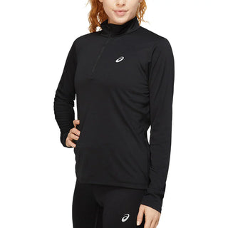 ASICS Womens Silver ½ Zip Top