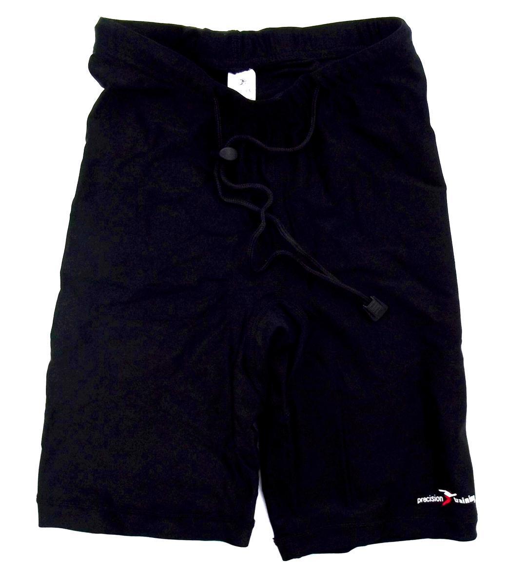 Rugby Heaven Precision Training Compression Kids Black Baselayer Shorts - www.rugby-heaven.co.uk