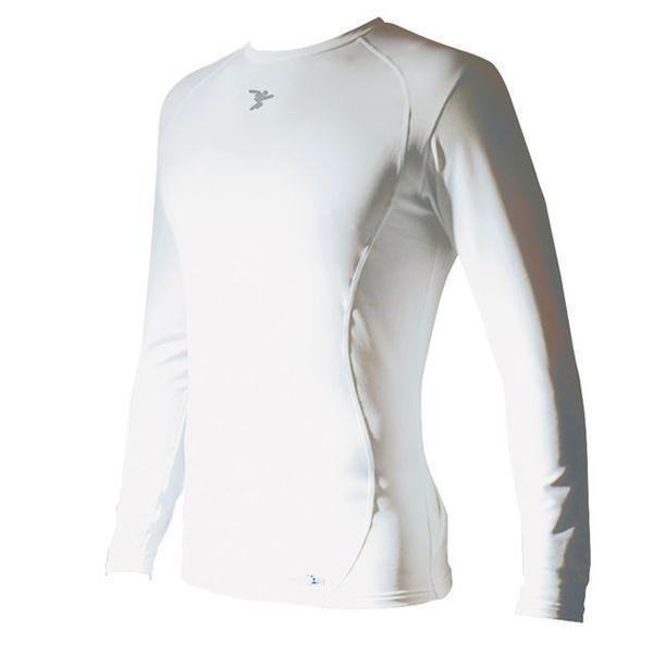 Rugby Heaven Precision Training L/S Kids White Baselayer Top - www.rugby-heaven.co.uk
