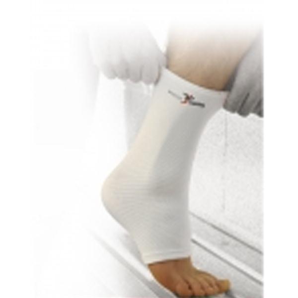 Rugby Heaven Precision Training White Elasticated Ankle Support - www.rugby-heaven.co.uk