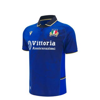 Macron Italy FIR 2025/26 Kids Home Rugby Shirt