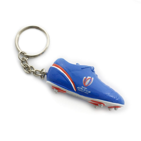 Rugby Heaven Rugby World Cup 2023 Blue Rugby Boots Keyring - www.rugby-heaven.co.uk