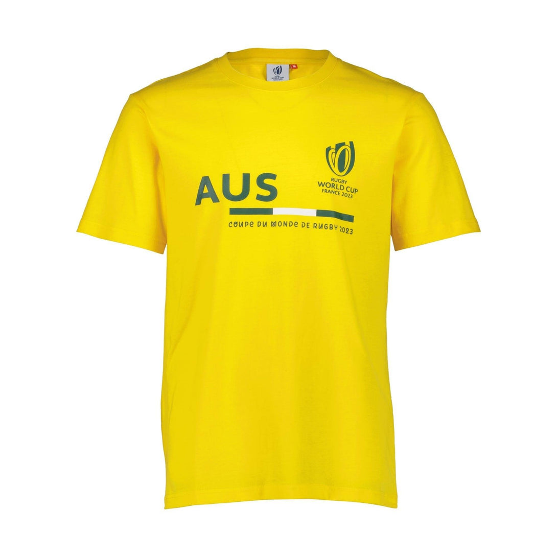 Rugby Heaven Rugby World Cup 2023 Mens Australia Supporter Tee - www.rugby-heaven.co.uk