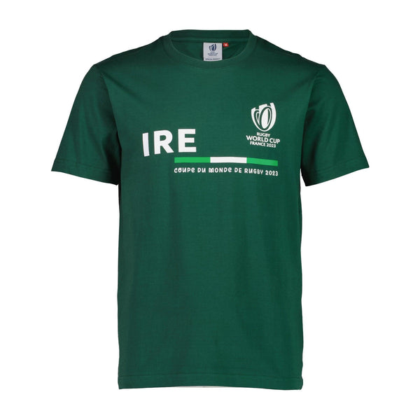 Rugby Heaven Rugby World Cup 2023 Mens Ireland Supporter Tee - www.rugby-heaven.co.uk