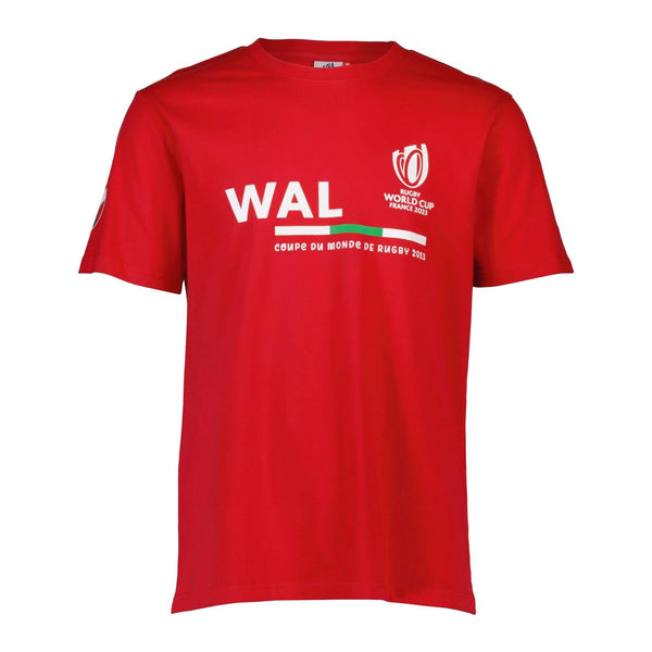 Rugby Heaven Rugby World Cup 2023 Mens Wales Supporter Tee - www.rugby-heaven.co.uk