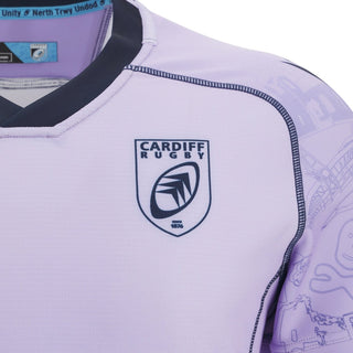 Macron Cardiff Rugby 2025/26 Kids Training Rugby Shirt