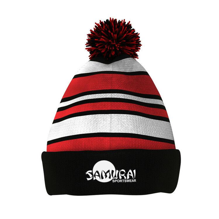 Rugby Heaven Samurai Army Rugby Union Bobble Hat - www.rugby-heaven.co.uk